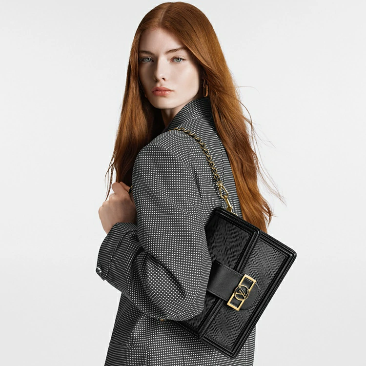 Dauphine MM Epi läder i handväskor för damer Axelväskor och cross-body väskor kollektion av Louis Vuitton