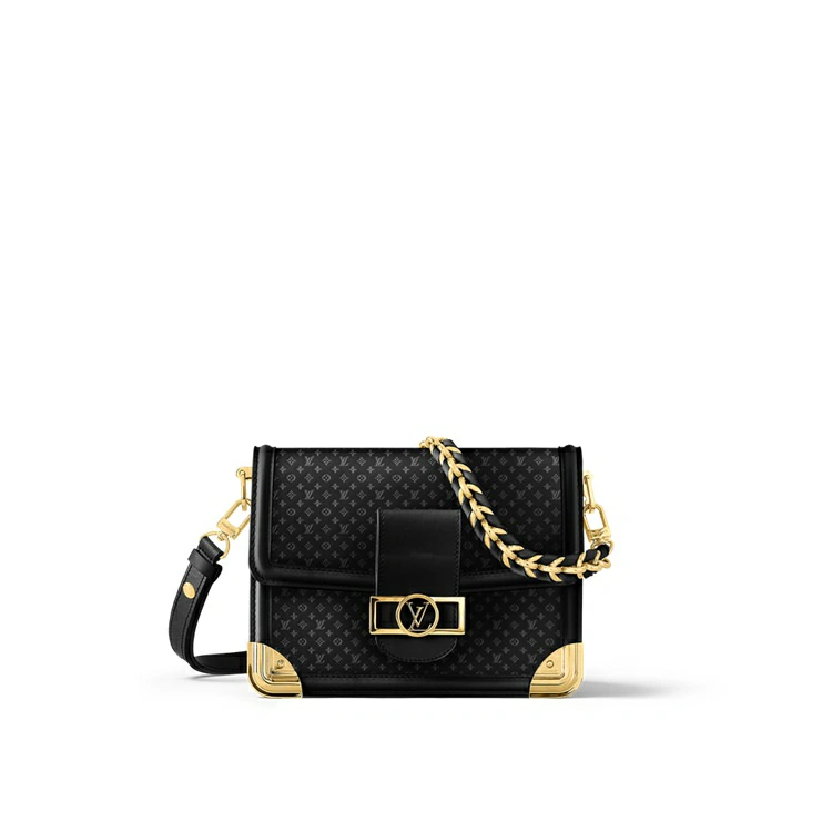 Dauphine MM modeläder i handväskor för kvinnor Kedjeväskor och clutches-kollektioner av Louis Vuitton