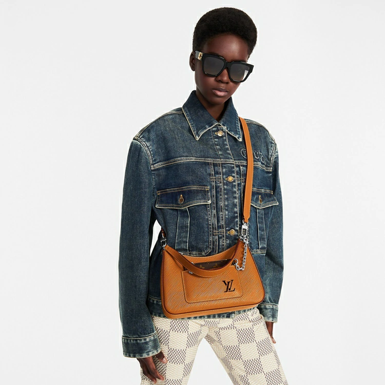 Marelle-väska Epi-läder i handväskor för kvinnor Axelväskor och cross-body-väskor samlingar av Louis Vuitton