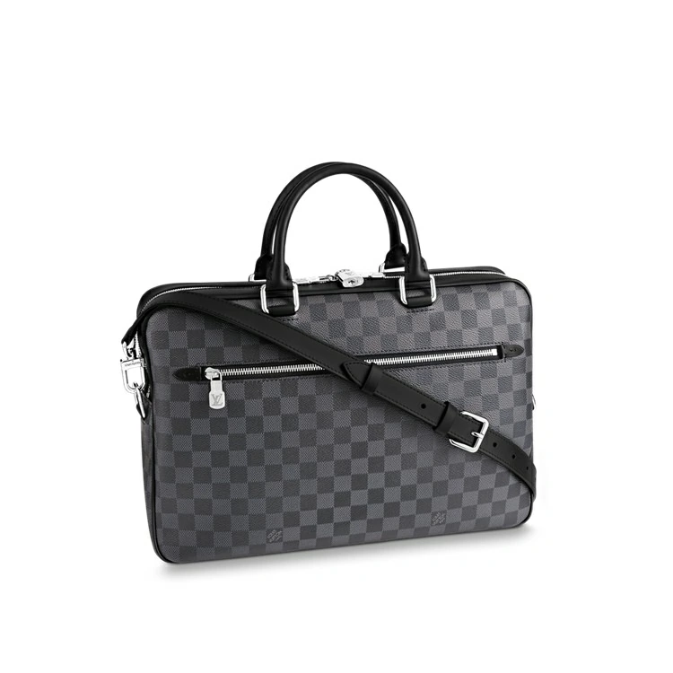 Porte Documents Business MM Damier Graphite Canvas i Herrväskor Business Bags-kollektioner av Louis Vuitton (Produktzoom)