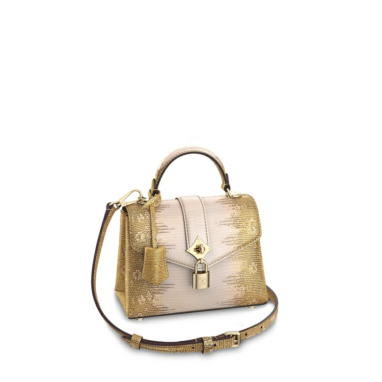 Rose Des Vents miniväska Lezard i handväskor för kvinnor Exotiska läderväskor samlingar av Louis Vuitton