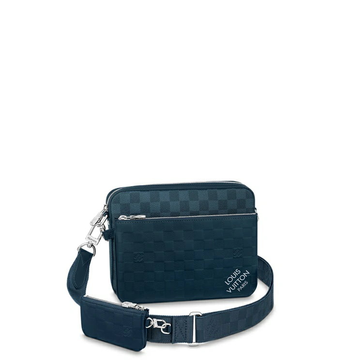 Trio Messenger Bag Damier Infini Läder i Herrväskor Cross-Body Bags kollektion av Louis Vuitton (Produktzoom)