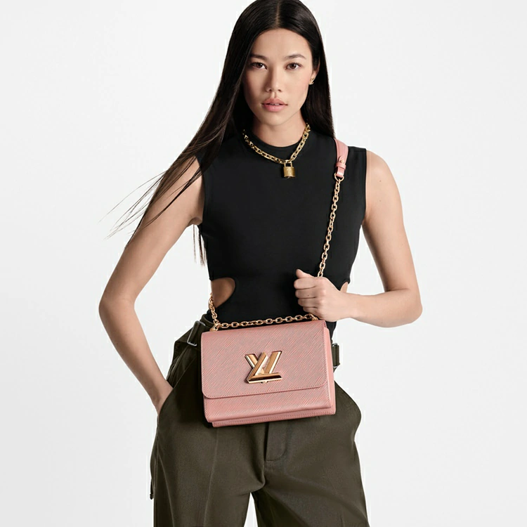 Twist MM Chain Bag Epi-läder i Damhandväskor Axelväskor och Cross-Body Bags-kollektioner från Louis Vuitton