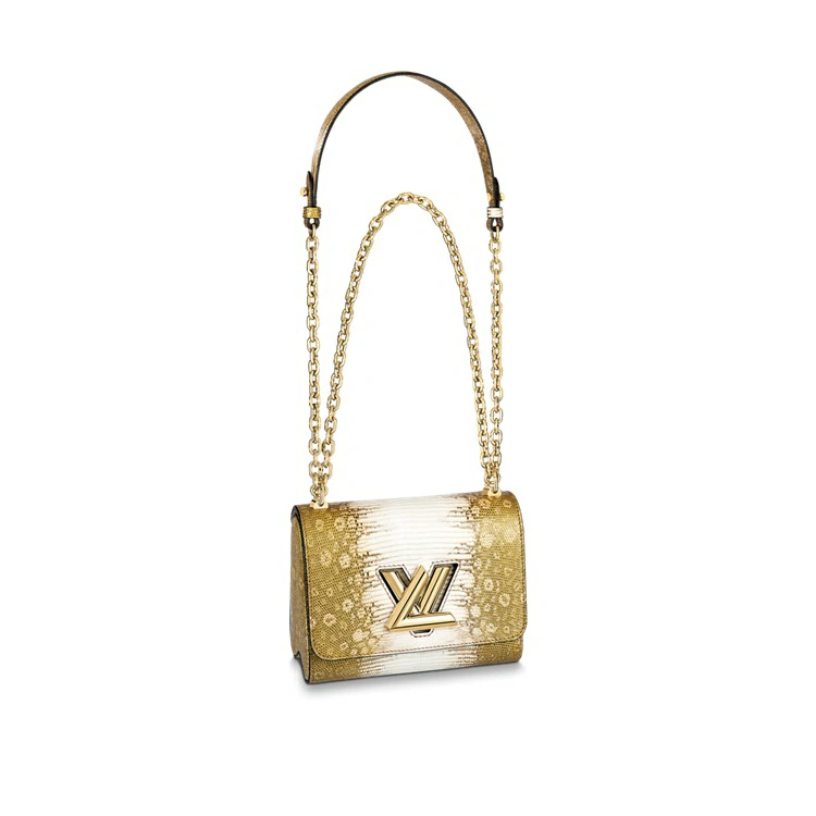 Twist PM Lezard i handväskor för kvinnor Exotiska läderväskor samlingar av Louis Vuitton